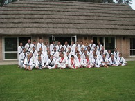 grupo de danes en el curso